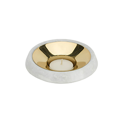 石頭黃銅燭臺 Stone Tea Light Holder Brass