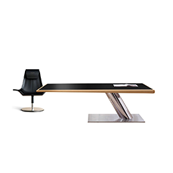 皮革行政辦公桌 Leather administrative desk