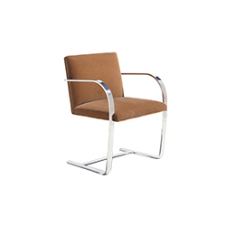 扁鋼框架布爾諾椅 brno chair with flat bar frame
