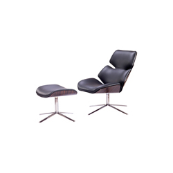 蝦仁椅&腳踏 shrimp chair and ottoman