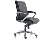 現代真皮中班椅 Modeern Leather Medium Back Chair