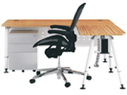 鋼木職員臺 Steel Wooden Staff Desk