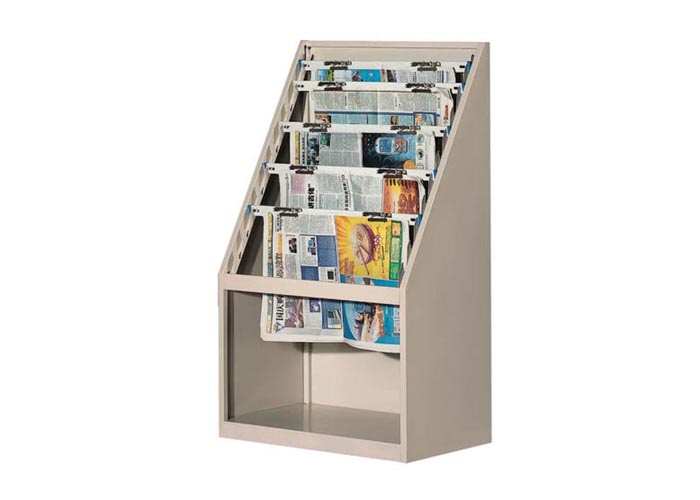 圖書(shū)館家具|報紙架|辦公家具|十層報紙斜掛柜|報紙斜掛柜 CG-P-10A