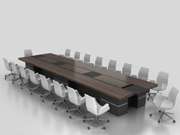 品茗經(jīng)典會(huì )議臺 Solid Wood Conference Table