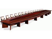 實(shí)木會(huì )議臺 Solid Wood Conference Table
