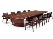 實(shí)木會(huì )議臺 Solid Wood Conference Table