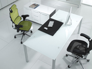 玻璃大班臺 Glass Executive Desk