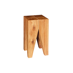 臼齒板凳 BACKENZAHN™ solid wood stool