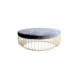 鋼絲軟墊凳 wired ottoman