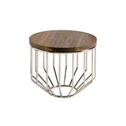 鋼絲邊桌 wired side table