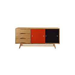 colorpop現代復古書(shū)柜 colorpop modern retro credenza