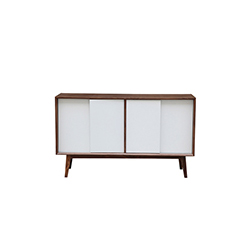 波特現代復古書(shū)柜餐具柜 porter modern retro credenza sideboard