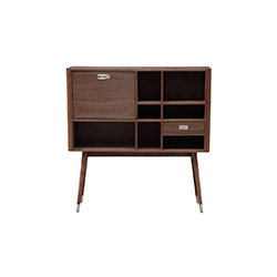 埃爾羅伊復古立式書(shū)柜 elroy retro upright credenza