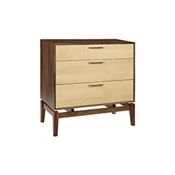 科普蘭soho 3抽床頭柜 copeland soho 3 drawer nightstand