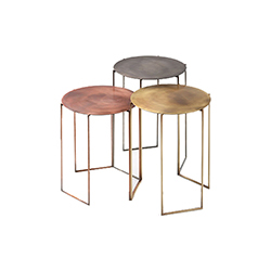 金屬邊幾角幾 Band side table